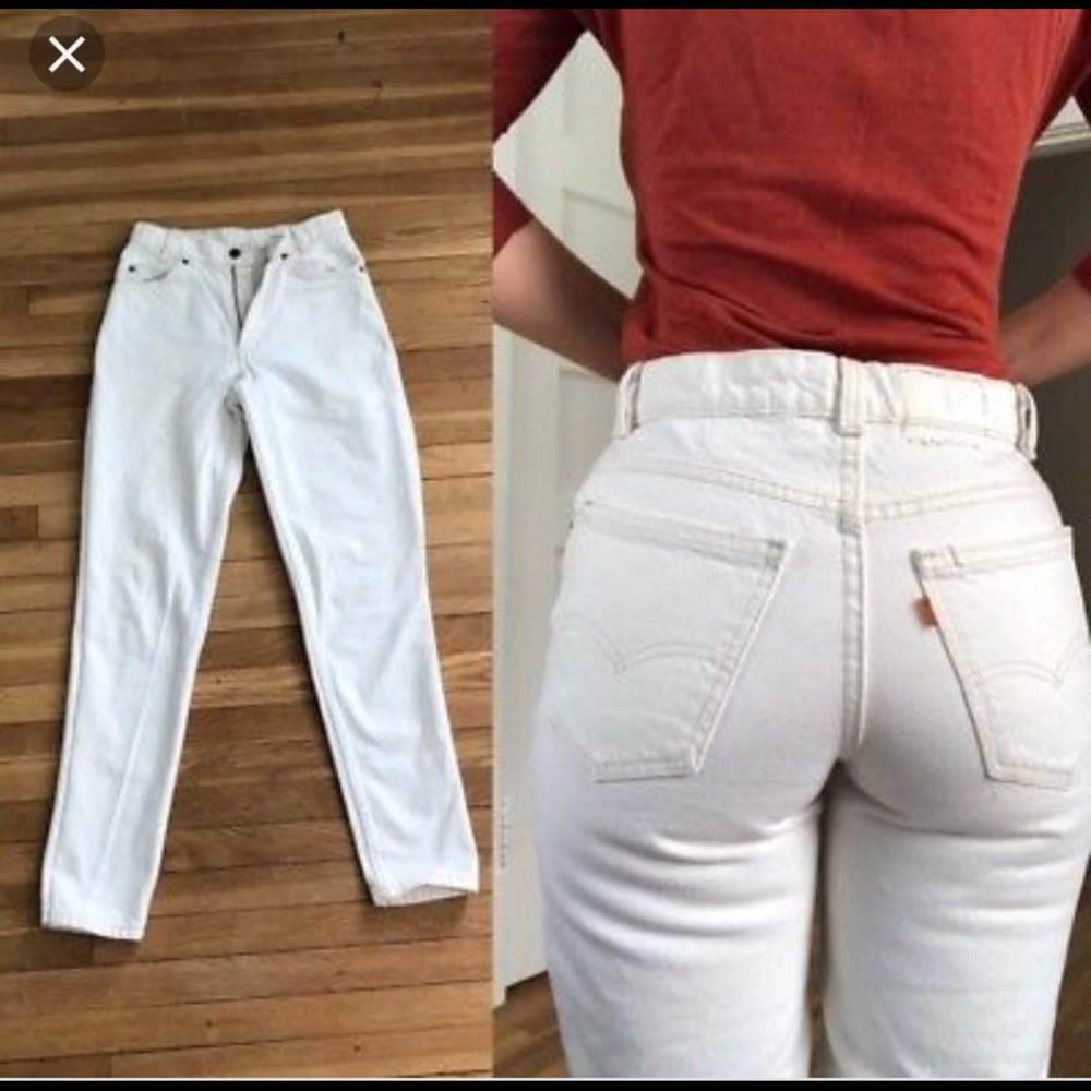 Vintage White Levis 501 size 28